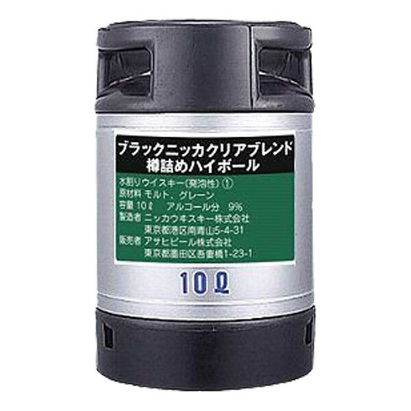 アサヒビール ブラックニッカ クリア 4000ml × 3本 アサヒ 【正規品 4000ml】ブラックニッカ クリア ブレンデッド