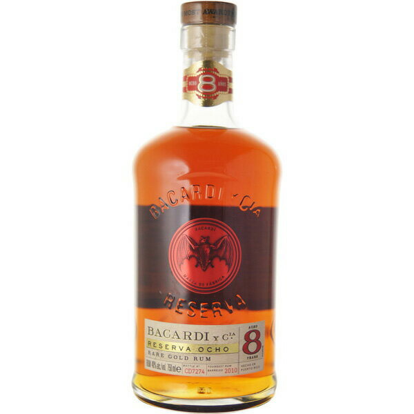 スピリッツ　ラム　BACARDI バカルディ　８年　５０ml バカルディ エイト｜8年熟成ダークラム｜バカルディラム｜公式サイト