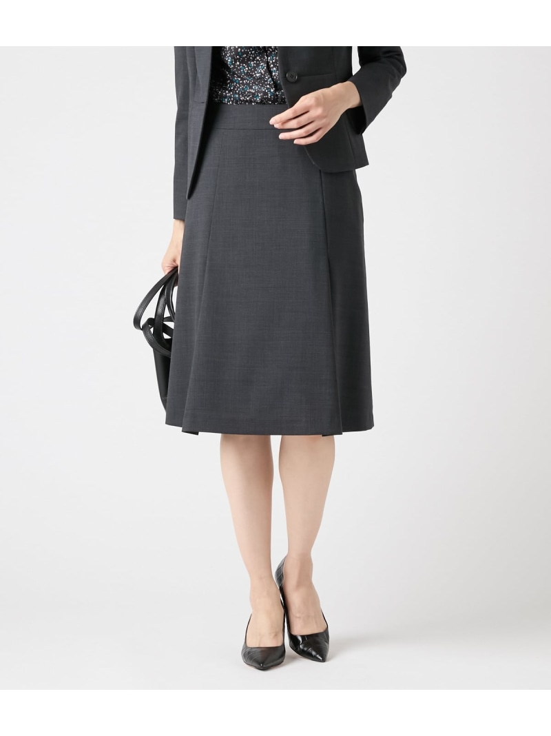 【SALE／50%OFF】マイクロチドリ タックフレアスカート NEWYORKER WOMEN ニューヨーカー スコート 余分の物のスコート 米国海軍【RBA_E】【貨物輸送無料】[ Fashion]