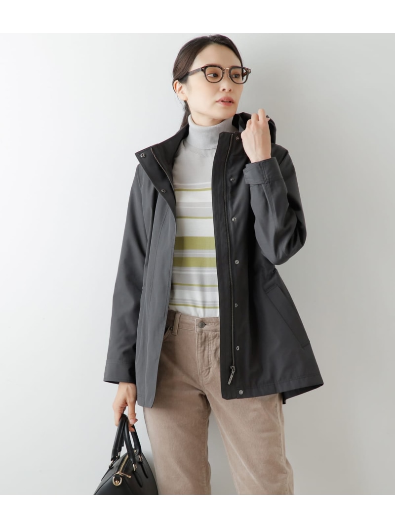 【SALE／50%OFF】【L】ポリエステルウールグログラン フーデットマルチウェイアウター NEWYORKER WOMEN L-SIZE ニューヨーカー エルサイズ ジャケット・アウター その他のジャケット・アウター グレー【RBA_E】【送料無料】[ Fashion]