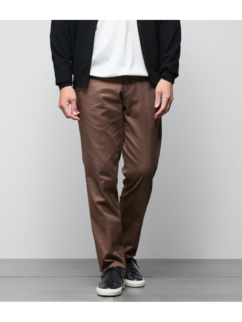 【SALE／50%OFF】【ストレッチ・ウォッシャブル】ウエポンツイルストレッチ ウエストアジャストパンツ NEWYORKER MEN ニューヨーカー パンツ その他のパンツ ネイビー ホワイト ブラウン【RBA_E】【送料無料】[ Fashion]