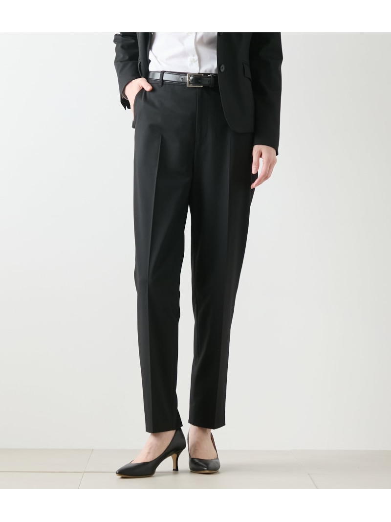 【ウォッシャブル】2WAYストレッチツイル テーパードパンツ NEWYORKER WOMEN ニューヨーカー パンツ スラックス・ドレスパンツ ブラック【送料無料】[ Fashion]｜NEWYORKER 15,840円
