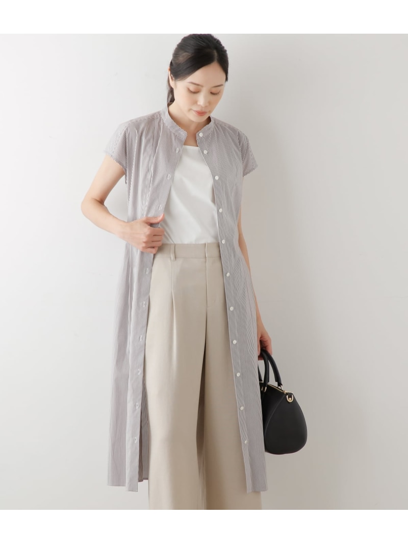 【SALE／30%OFF】伸ばすこと英国の首都縞模様 プルオーバー衣装 NEWYORKER WOMEN ニューヨーカー 衣装・御召しもの 衣装 赤銅色【RBA_E】【貨物輸送無料】[ Fashion]
