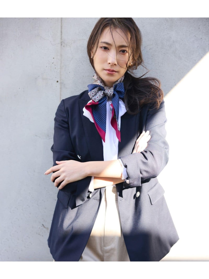 【L】【ウォッシャブル】ウールオックス ダブルブレストブレザー NEWYORKER WOMEN L-SIZE ニューヨーカー エル大きさ ジャケット・アウター テーラードジャケット・ブレザー 米国海軍【貨物輸送無料】[ Fashion]