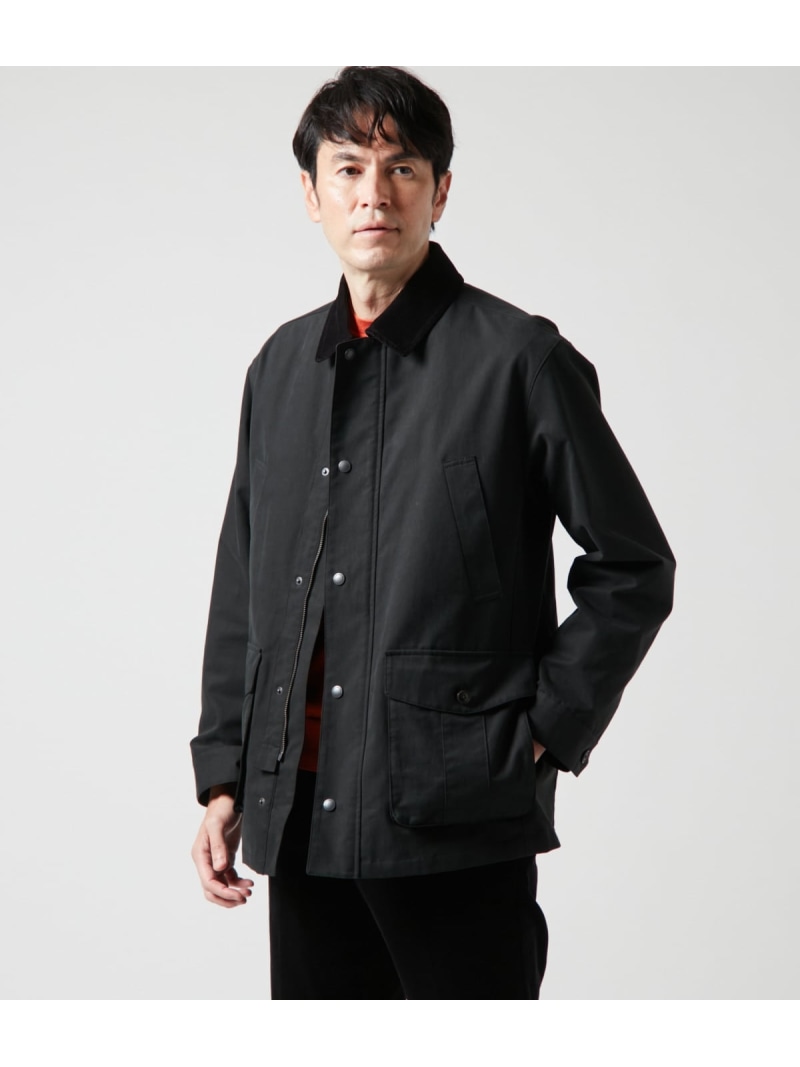 【SALE／50%OFF】ピーチスキンツイル シティー活動の領域 ミリタリーアウター NEWYORKER MEN ニューヨーカー ジャケット・アウター 上衣・前掛け 黒いこと【RBA_E】【貨物輸送無料】[ Fashion]