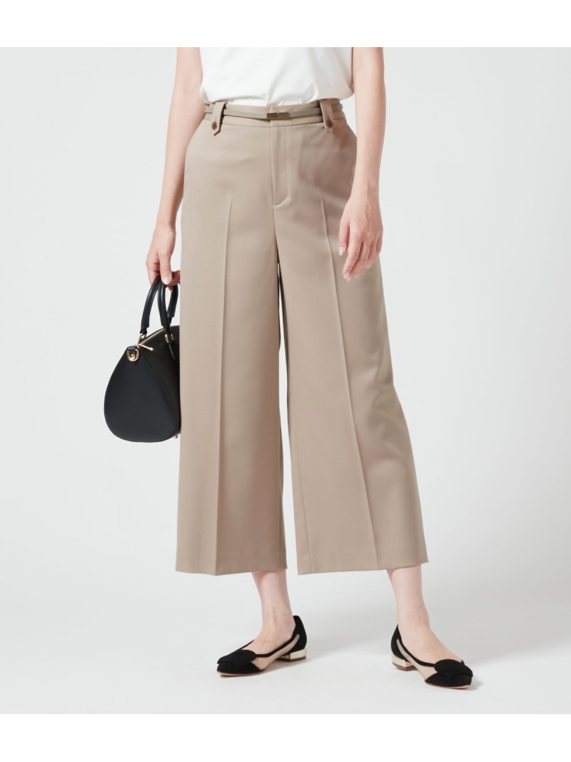 【SALE／6%OFF】ウォッシャブルストレッチ ガウチョパンツ NEWYORKER WOMEN ニューヨーカー パンツ スラックス・ドレスパンツ ベージュ【RBA_E】【送料無料】[ Fashion]