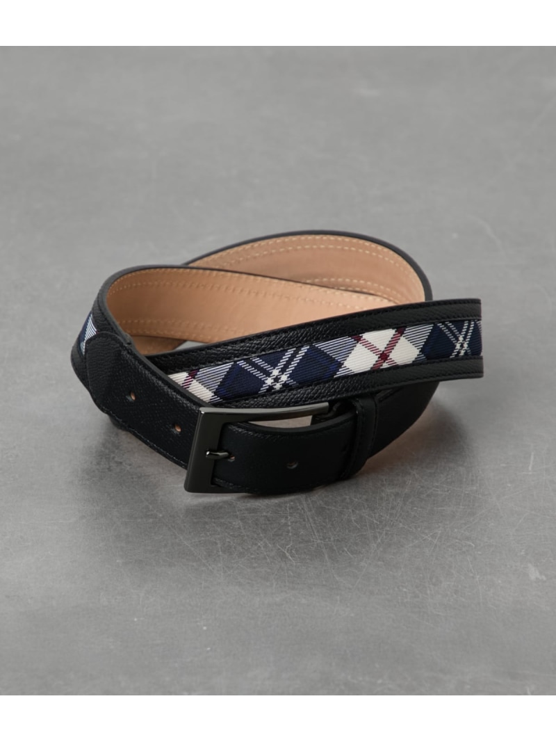 ニューヨーカータータン×レザーベルト NEWYORKER MEN ニューヨーカー ファッション雑貨 ベルト ブラック【送料無料】[ Fashion]