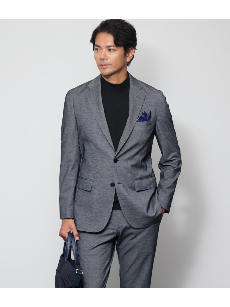 【SALE／40%OFF】【ウォッシャブル・ストレッチ】MOVING COMFORT マナードジャージー ジャケット(セットアップ対応) NEWYORKER MEN ニューヨーカー スーツ・フォーマル セットアップスーツ グレー ブルー ネイビー【RBA_E】【送料無料】[ Fashion]