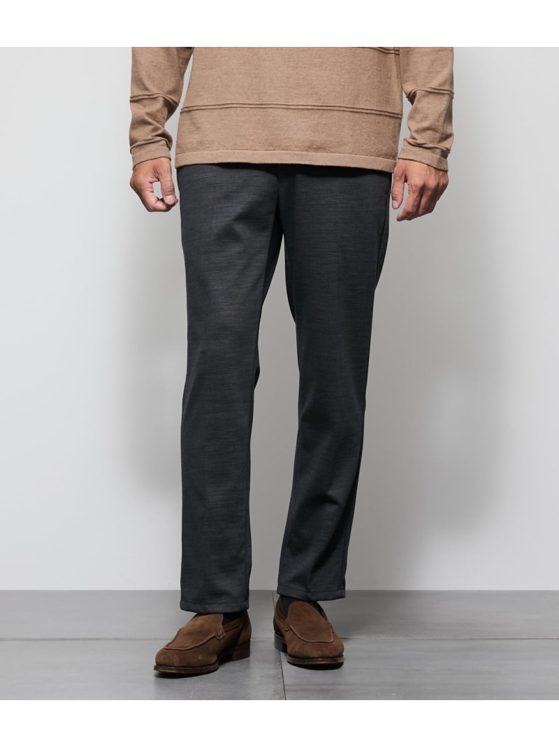 【SALE／50%OFF】【ウォッシャブル】モクロディー シャーリングパンツ NEWYORKER MEN ニューヨーカー パンツ スラックス・ドレスパンツ【RBA_E】【送料無料】[ Fashion]