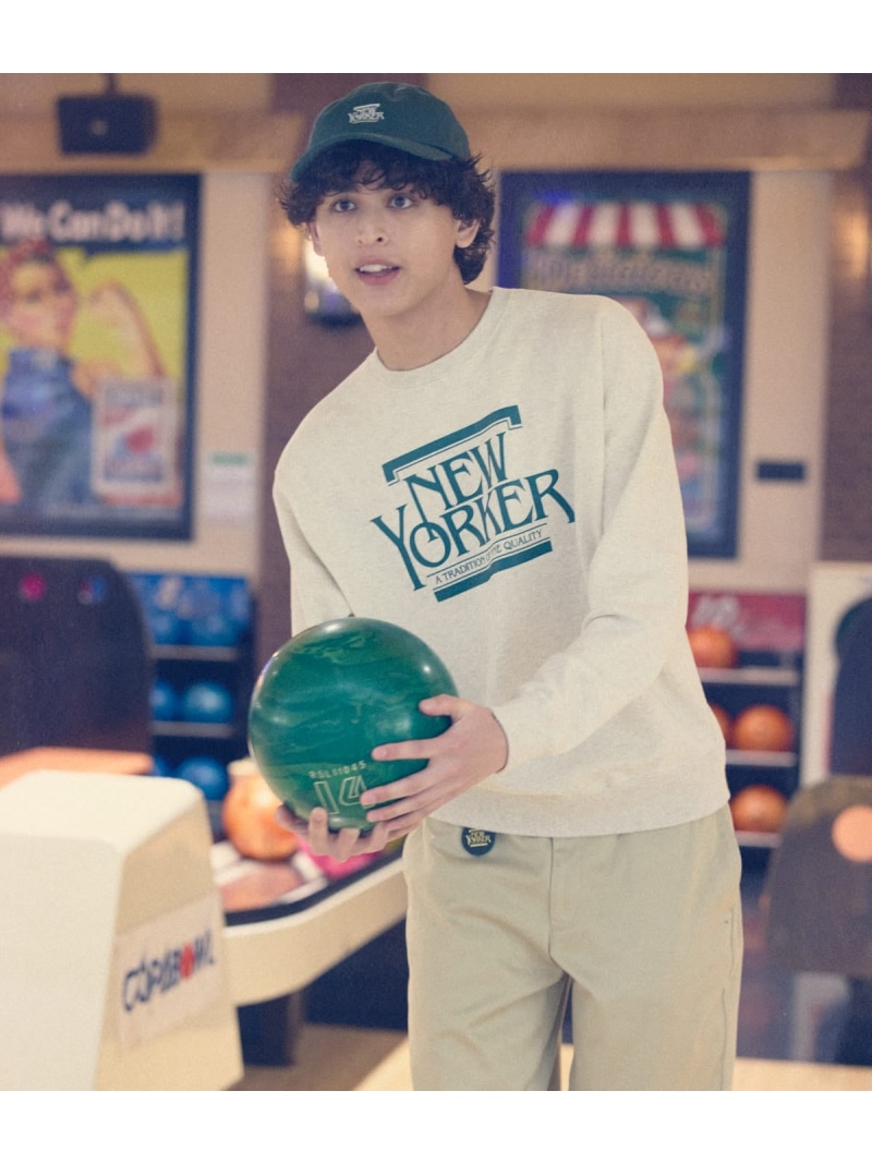【SALE／30%OFF】OLD LOGO 流汗 NEWYORKER MEN ニューヨーカー トップス カットソー・プルオーバー 米国海軍 白いこと【RBA_E】【貨物輸送無料】[ Fashion]