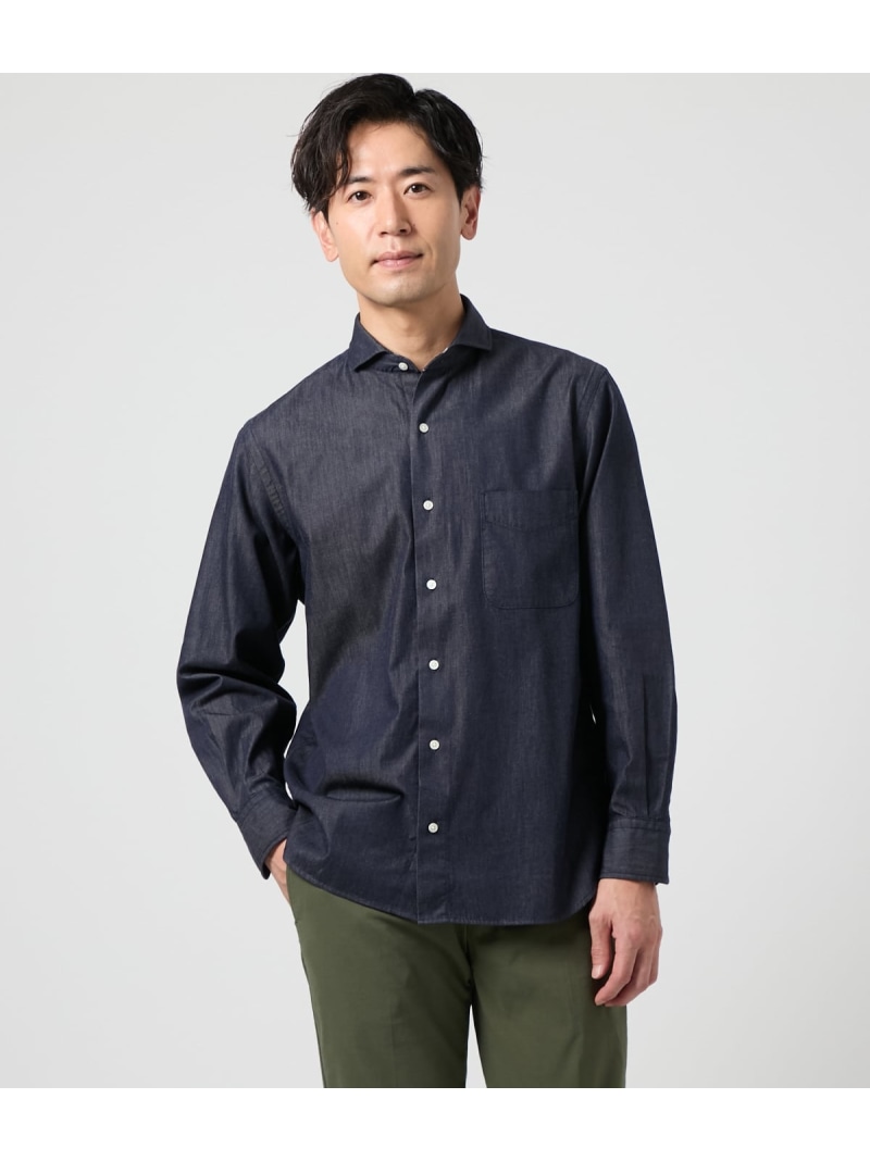 楽天市場】NY CARE FREE・SUPIMA COTTON ツイル 長袖スリムフィット