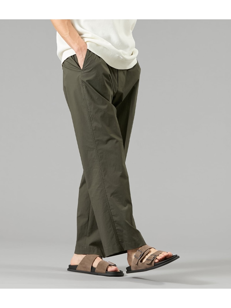 【ウォッシャブル・ストレッチ】Light Weight Nylon モジュラーパンツ(セットアップ対応) NEWYORKER MEN ニューヨーカー パンツ スラックス・ドレスパンツ ネイビー グリーン【送料無料】[ Fashion]
