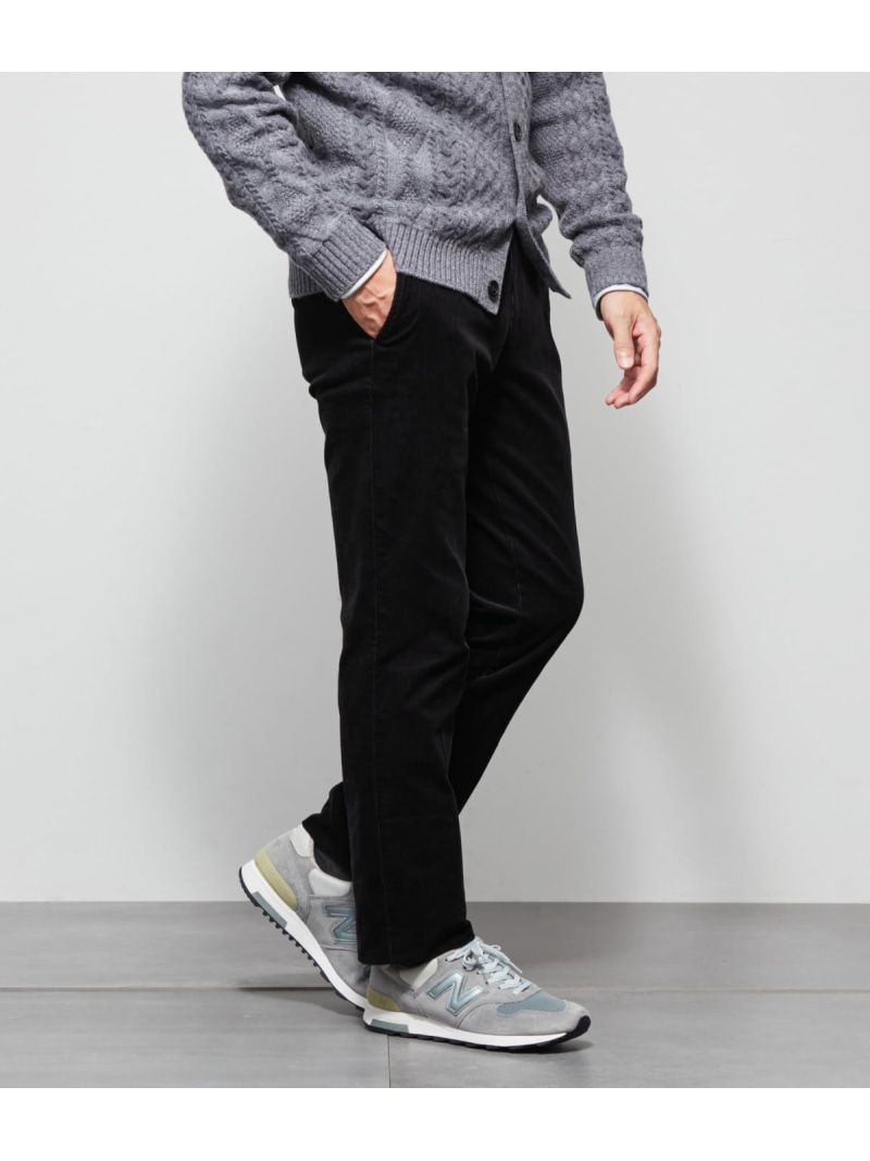 【SALE／50%OFF】コール天 ウエストアジャストパンツ NEWYORKER MEN ニューヨーカー ズボン下 余分の物のズボン下 ベージュ 黒いこと【RBA_E】【貨物輸送無料】[ Fashion] ズボン・パンツ-メンズファッション