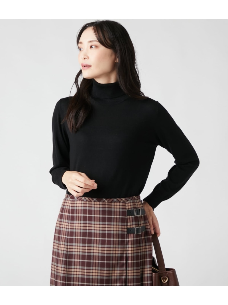 THE NEW HOUSEコットンカシミヤロングスリーブ　濃いめグレー THE NEW HOUSEコットンカシミヤロングスリーブ 濃いめグレー ザ