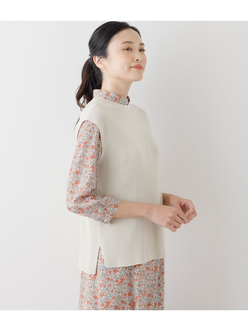 【SALE／58%OFF】【L】TCホールガーメント(R)編み物より良い NEWYORKER WOMEN L-SIZE ニューヨーカー エル大きさ トップス 編み物 白いこと【RBA_E】【貨物輸送無料】[ Fashion]