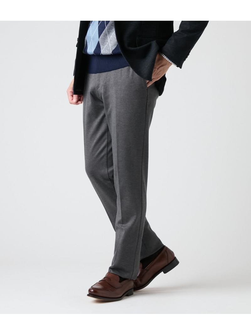 【SALE／30%OFF】【ウォッシャブル・ストレッチ】ソフトサーモドビーシャージー ウエストアジャストパンツ NEWYORKER MEN ニューヨーカー ズボン下 余分の物のズボン下 薄墨色【RBA_E】【貨物輸送無料】[ Fashion]