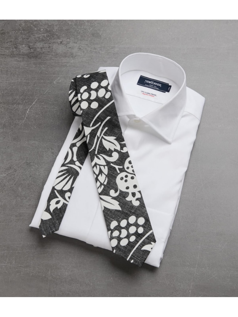【KAHALA×NEWYORKER】DUKE'S PAREO ネクタイ NEWYORKER MEN ニューヨーカー スーツ・フォーマル ネクタイ・蝶ネクタイ ブルー ブラック【送料無料】[ Fashion]