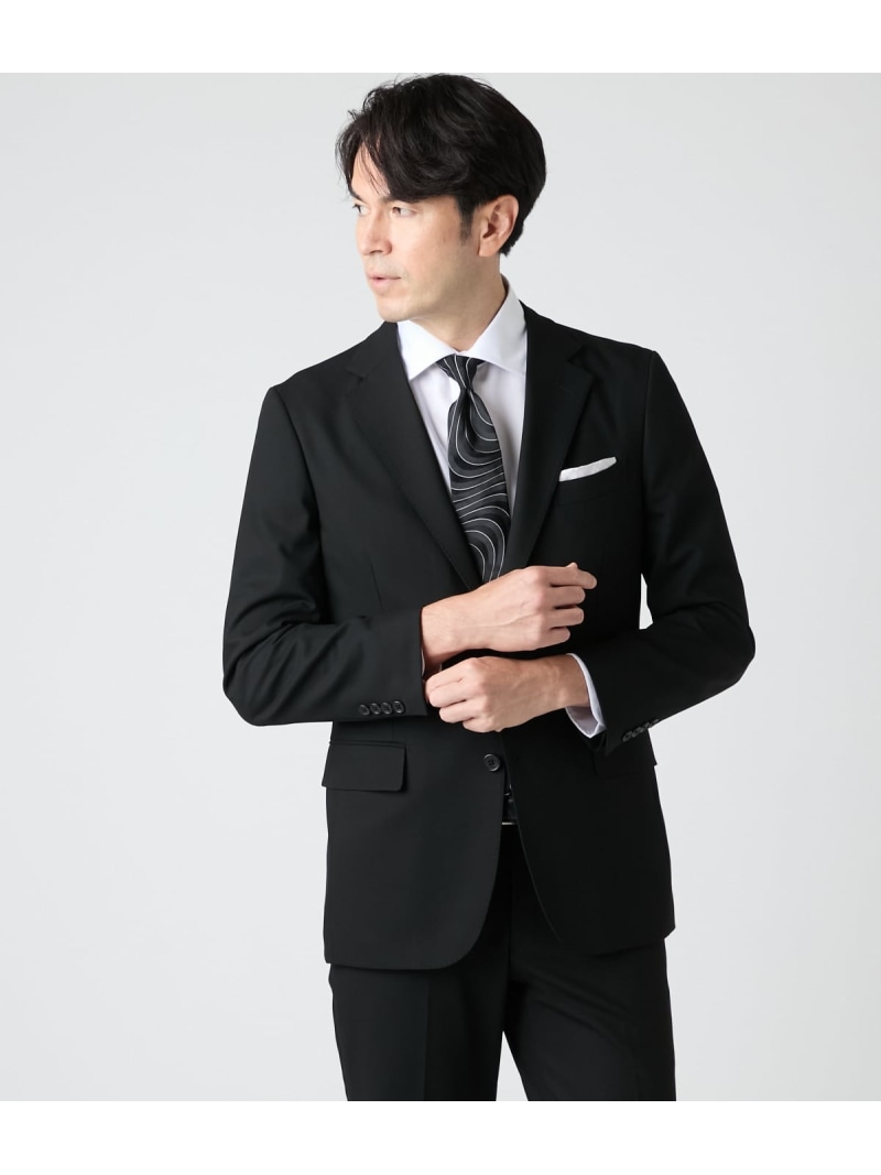 【SALE／30%OFF】【ストレッチ・防シワ】FLEX COMFORT ギャバストレッチ スーツ NEWYORKER MEN ニューヨーカー スーツ・フォーマル セットアップスーツ ブラック【RBA_E】【送料無料】[ Fashion]