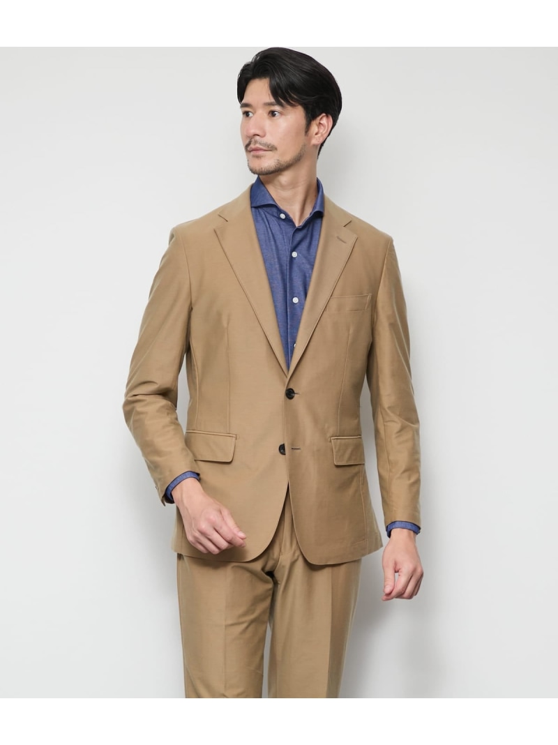 【SALE／20%OFF】【ストレッチ・ウォッシャブル】MOVING COMFORT ソラーロ ジャージー ジャケット(セットアップ対応) NEWYORKER MEN ニューヨーカー スーツ・フォーマル セットアップスーツ ベージュ【RBA_E】【送料無料】[ Fashion]