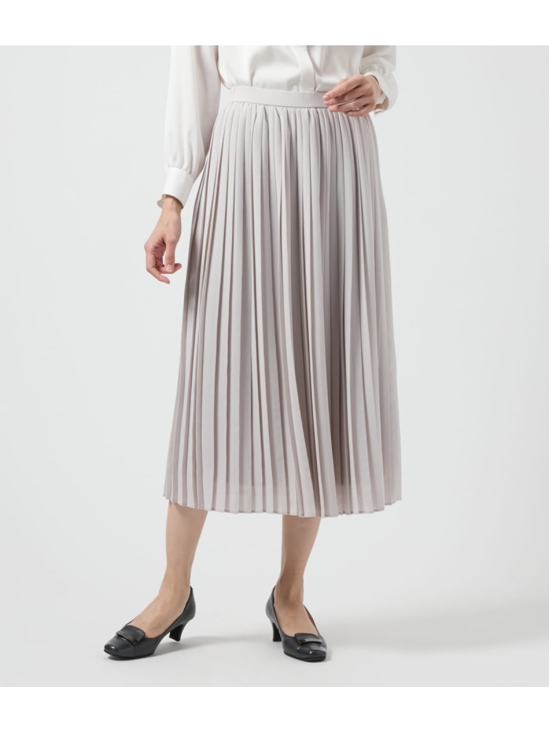【SALE／50%OFF】シフォンジョーゼット 筋目スコート NEWYORKER WOMEN ニューヨーカー スコート ロング・マキシスコート 米国海軍【RBA_E】【貨物輸送無料】[ Fashion]