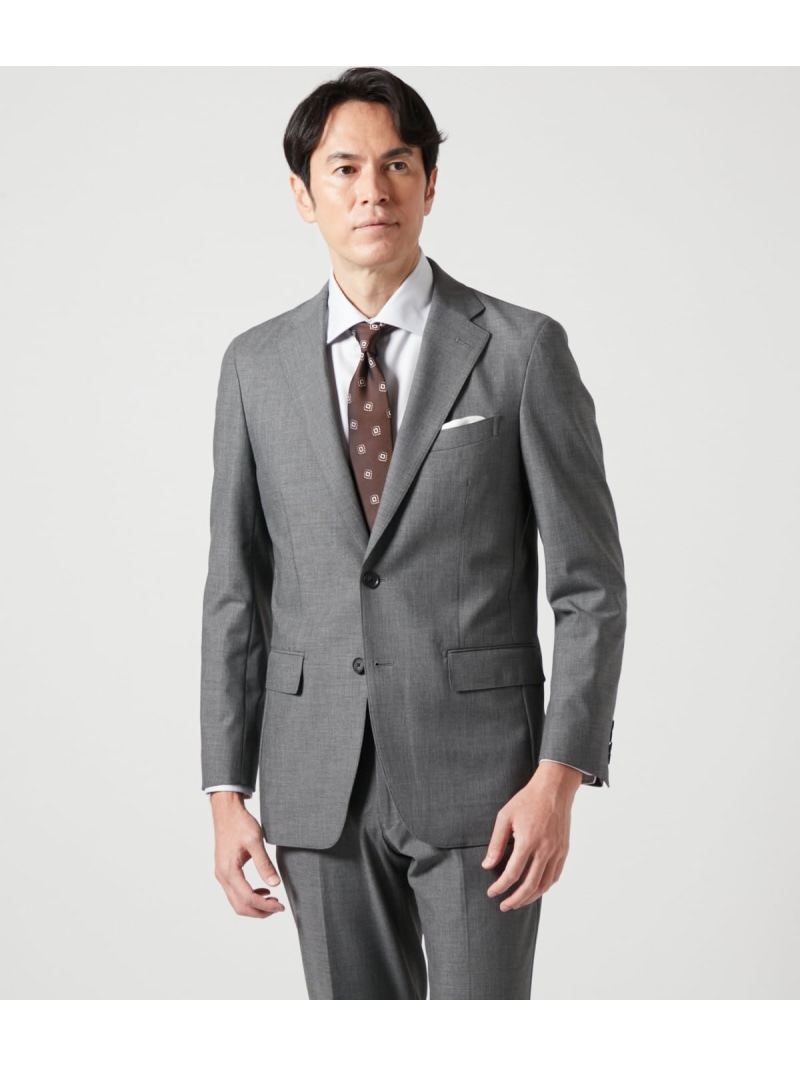 【SALE／30%OFF】【ウォッシャブル・ストレッチ・防シワ】CARREMAN シャークスキン スーツ NEWYORKER MEN ニューヨーカー スーツ・フォーマル セットアップスーツ グレー ブルー【RBA_E】【送料無料】[ Fashion]