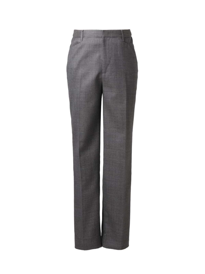 【SALE／47%OFF】【L】ウールハウンドトゥース テーパードパンツ NEWYORKER WOMEN L-SIZE ニューヨーカー エルサイズ パンツ スラックス・ドレスパンツ グレー ネイビー【RBA_E】【送料無料】[ Fashion]