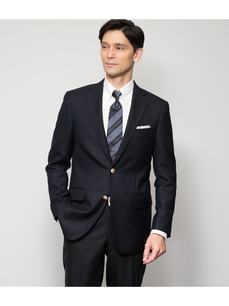 HERITAGE CLOTH 無地 サキソニーブレザー NEWYORKER MEN ニューヨーカー ジャケット・アウター テーラードジャケット・ブレザー 米国海軍【貨物輸送無料】[ Fashion]