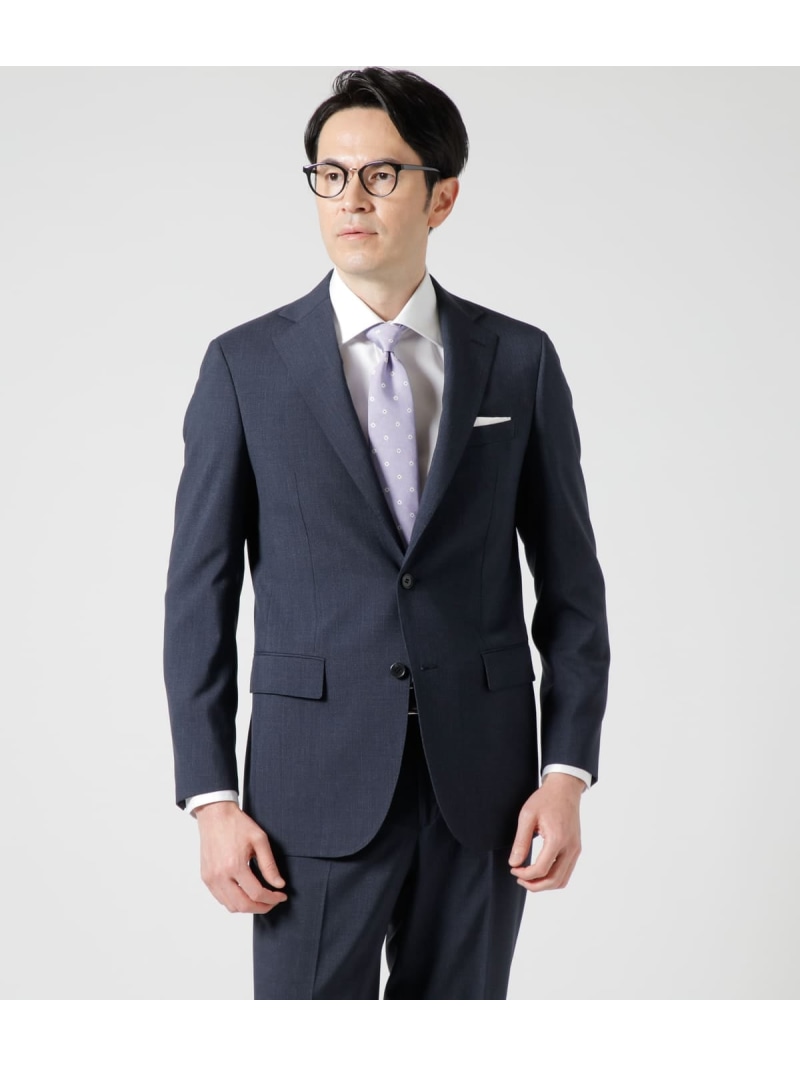 【SALE／40%OFF】【吸水速乾・防シワ】COOLMAX EcoMade 千鳥 スーツ NEWYORKER MEN ニューヨーカー スーツ・フォーマル セットアップスーツ ブルー【RBA_E】【送料無料】[ Fashion]