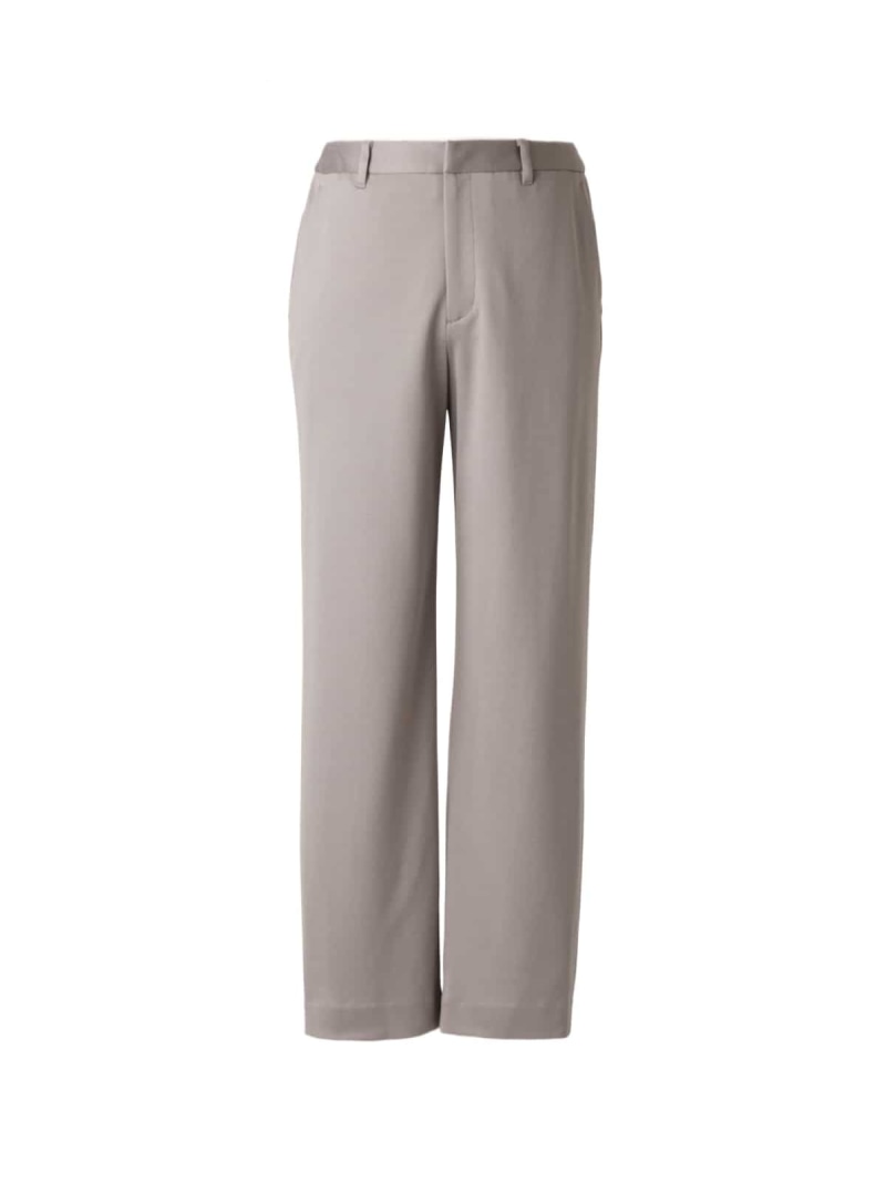 【SALE／28%OFF】【L】【ウォッシャブル】モクロディクリア テーパードパンツ NEWYORKER WOMEN L-SIZE ニューヨーカー エルサイズ パンツ スラックス・ドレスパンツ グレー【RBA_E】【送料無料】[ Fashion]