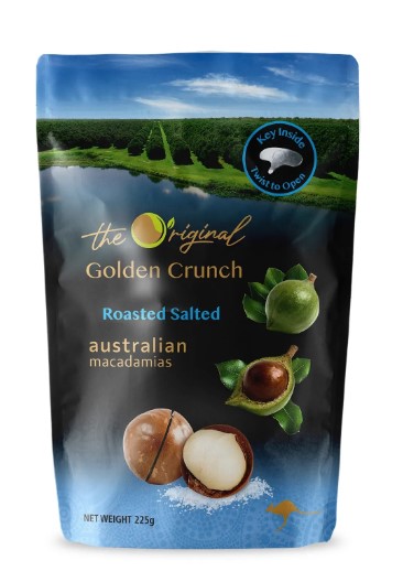 【期間限定10％OFFクーポンゲット】 【現地直送/格安】[Macadamias Australia] ゴールデン クランチ ソルテッド マカダミア 正規品 ニュージーランド直販 送料無料 マカダミアナッツ 無塩 Foods おやつ おつまみ｜NewZealandshop