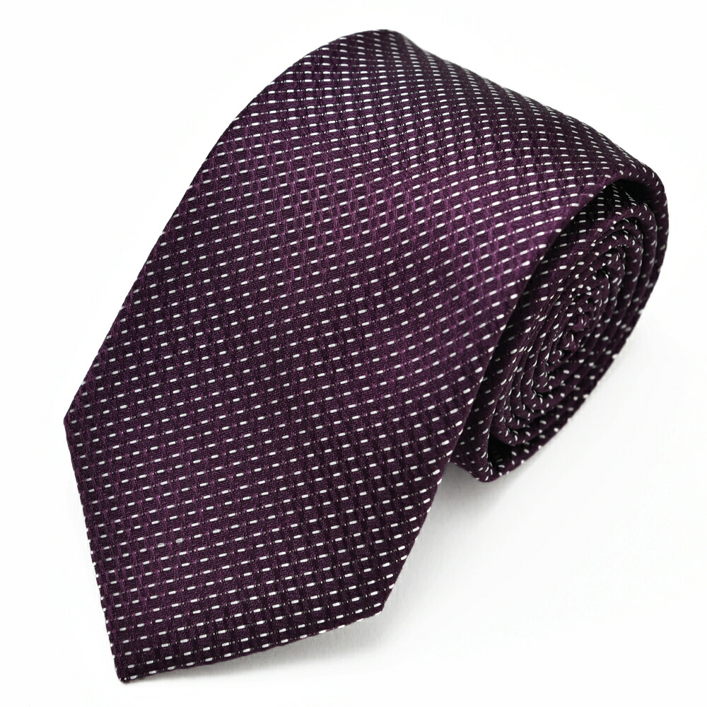 BERLUTI ダークパープル ネクタイ ダークパープル小紋タイ | ONLY ONLINE STORE