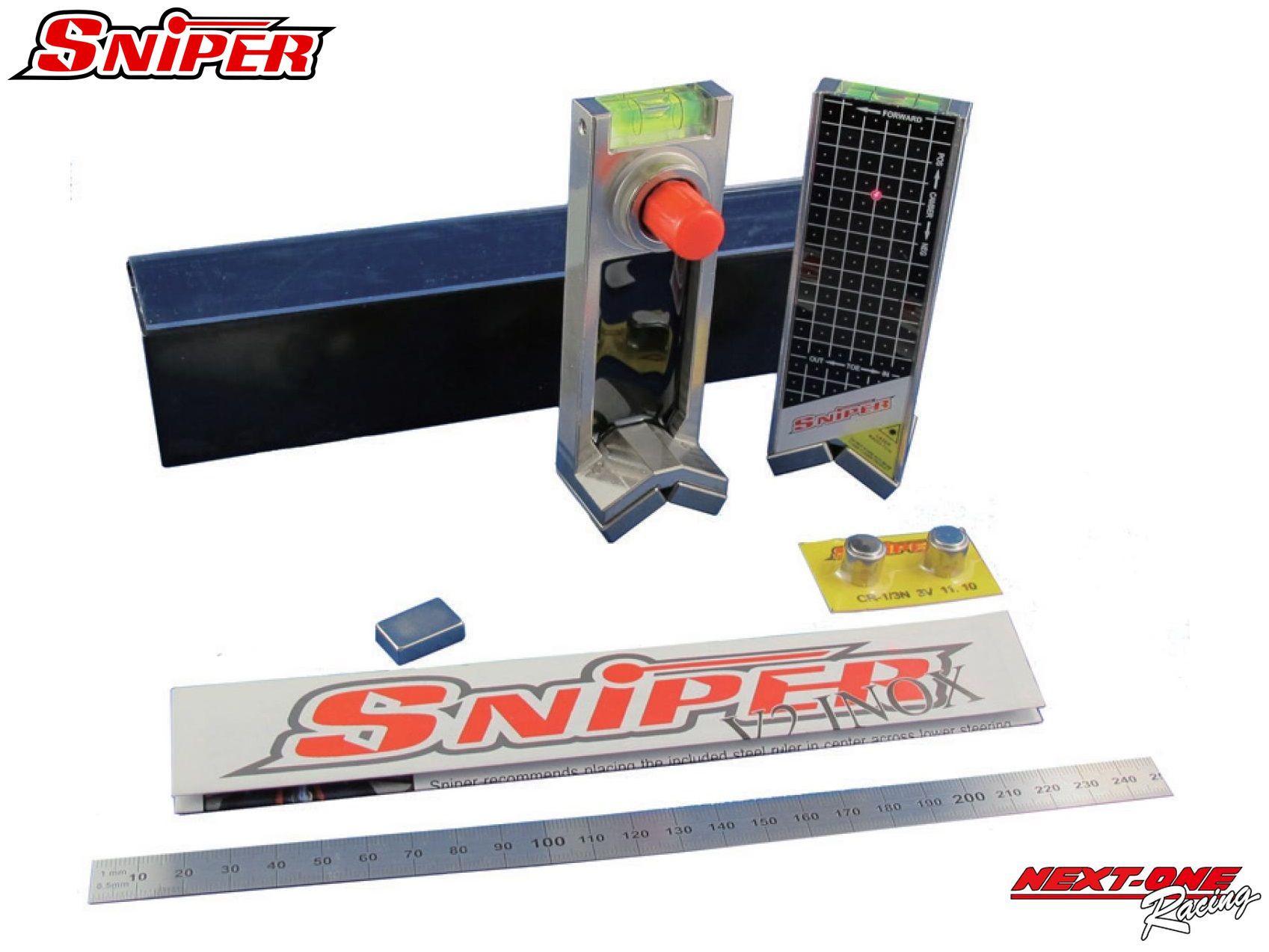 在庫有！即発送可能！　Sniper V2 Inox　(スナイパーV2レーザーポイントアライメントゲージ）