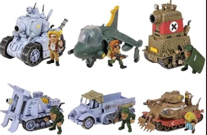 XINSHIMOXINGTOYS『メタルスラッグ』（METAL SLUG） ヘリコプター 戦車 12体フルセット　プラモデル　《発売済・在庫品》