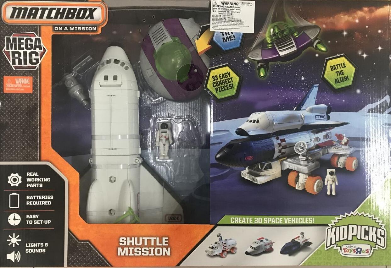 【楽天市場】Matchbox Mega Rig Shuttle Mission スペ—スシャトルvs UFOTOYS (在庫品 ...