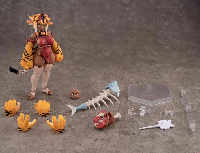 蝸之殼Snail Shell(スネイルシェル) RPG-04 虎お嬢さん ガル 1/12規模 約150粍 PVC\u0026ABS\u0026POM\u0026合金製 ペンキ塗り済み遣っ付ける品動き図形