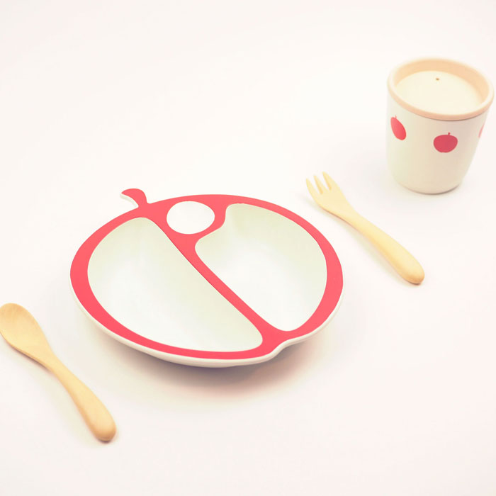 マストロ・ジェッペット PAPPA PERA（洋梨食器セット） MGBPPA01 キッズ・ベビー お食事 ベビー食器 食器セット 370262  通販