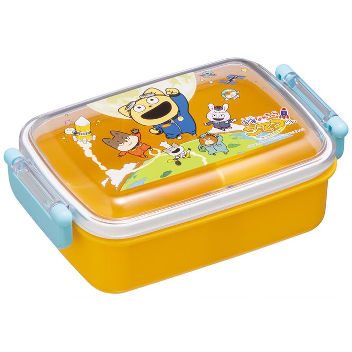 お弁当箱 抗菌ふわっとタイトランチBOX 一段 450ml 宇宙こてつくん23 宇宙なんちゃら こてつくん ランチボックス 食洗機対応 子供 キッズ 仕切り 小学生 幼稚園 食洗機 小さめ 幼児 保育園 キャラクターグッズ RBF3ANAG スケーター画像