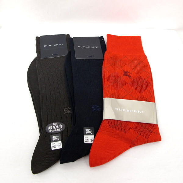人気のファッショントレンド 50 バーバリー 靴下 メンズ ギフト
