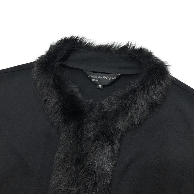 Comme 初期 Des レディース Garcons Noir Ad1991 ファー装飾セットアップ アーカイブ ニット カーディガン ジャケット スカート パンツ スーツ Archive アーカイブ レア 希少 80s 90s 初期 コムデギャルソンノアール ブラック レディース 三国ケ丘店 Itp3siqqdsgf 中古