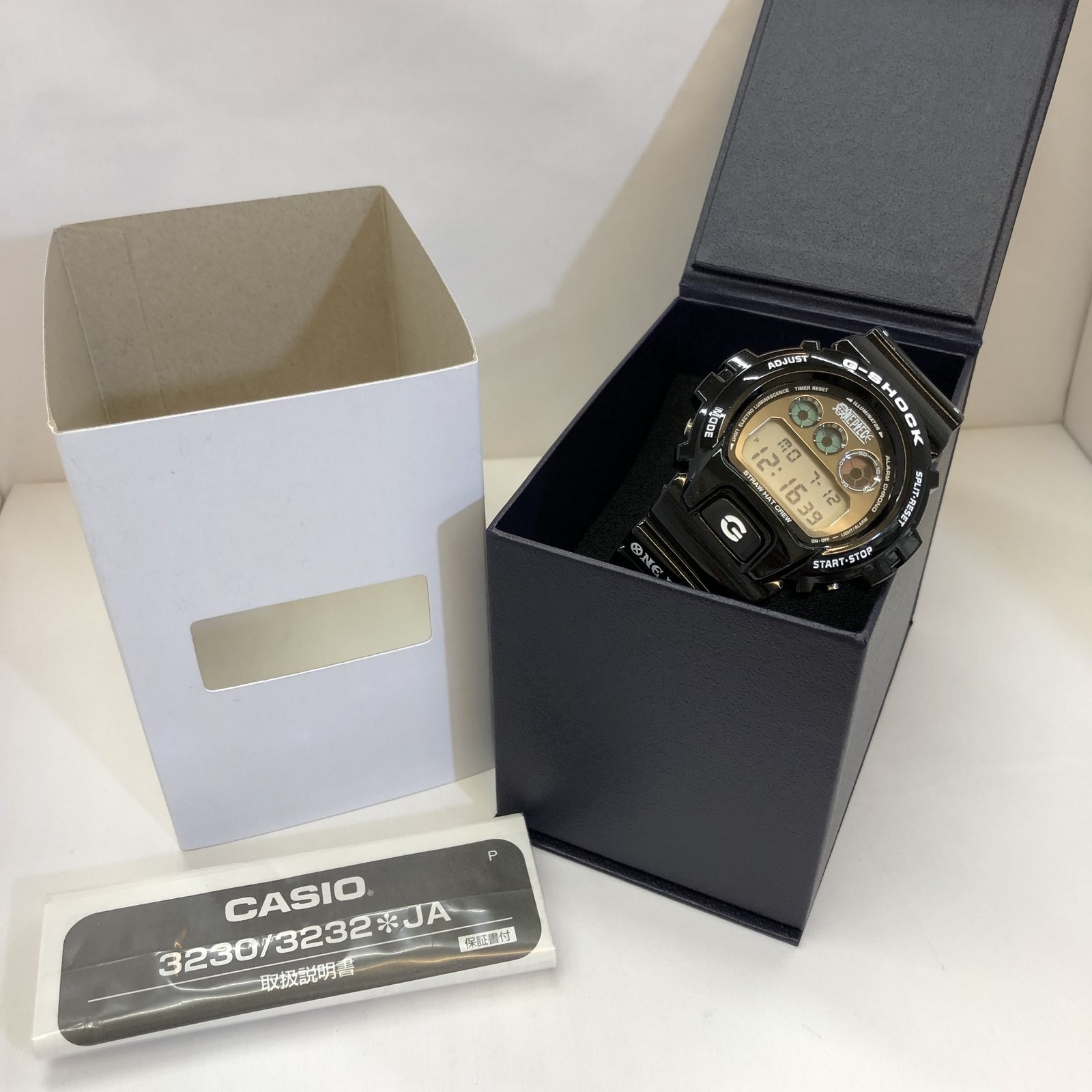 楽天市場 G Shock ジーショック Casio カシオ 腕時計 Dw 6900fs ワンピース One Piece 麦わらの一味 コラボ ダブルネーム 三つ目 デジタル クォーツ メンズ ブラック カジュアル 箱付き 美品 T東大阪店 Itq3xsnla59o 中古 Ry4969 Next51楽天市場店