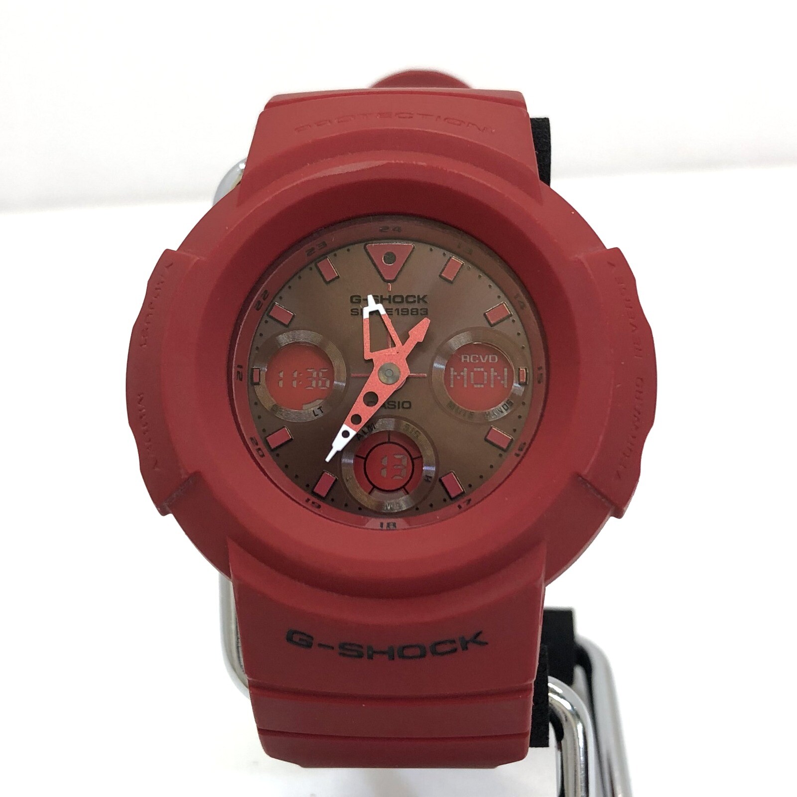 G Shock ジーショック Casio カシオ 腕時計 Awg M535c 4a 35周年記念 35th レッドアウト Red Out アナデジ デジアナ 電波ソーラー タフソーラー ブラック T東大阪店 Itkaf96l6zto 中古 Ry4853 Paigebird Com