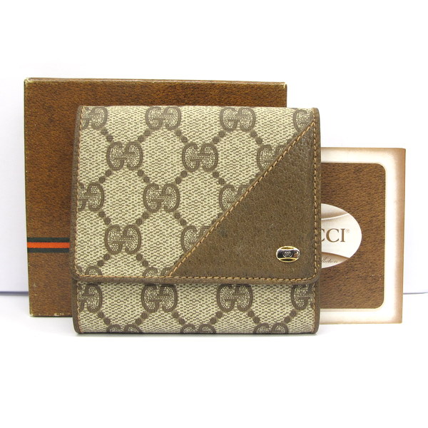 Gucci グッチ 財布 オールドグッチ 三つ折り財布 610 Ggプラス イタリア製 メンズ オンライン レディース 東大阪店 Used Next51店 送料無料 送料込 期間限定 送料無料継続 送料無料キャンペーン Used 未使用品 ヴィンテージ 多数取扱中 Next51