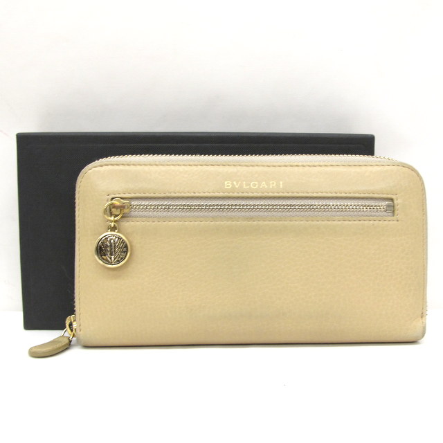 Bvlgari ブルガリ 財布 長財布 ラウンドファスナー Monete オンライン モネーテ レザー 革 レディース メンズ 箱付き Made In Italy 東大阪店 Used Next51店 送料無料 送料込 期間限定 送料無料継続 送料無料キャンペーン Used 未使用品