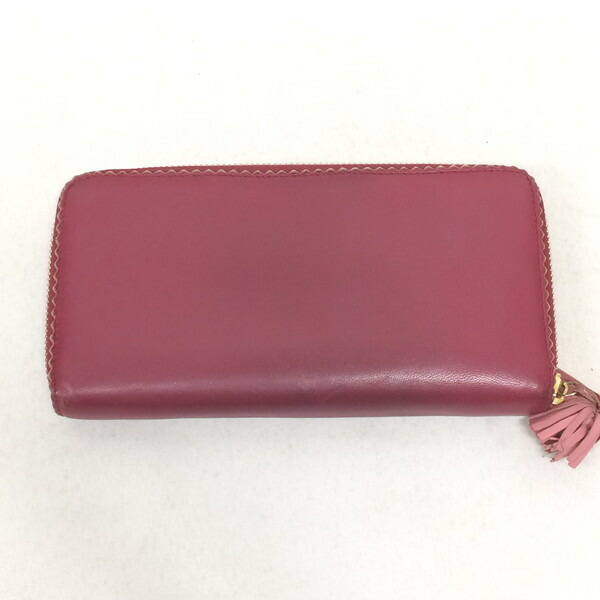 Zip Wallet Around 小物 ラウンドジップ 財布 ケース ロエベ Loewe It6iw18vktrf 小物 ロゴ型押し 1n81 レザー 長財布 ワインレッド レディース イタリア製 三国ケ丘店 It6iw18vktrf 中古 Rm1351d Next51店