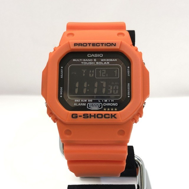 い出のひと時に とびきりのおしゃれを メンズ腕時計 Ry3992 Itqwg33ao7dc 中古 T東大阪店 カジュアル メンズ ワールドタイム 電波受信機能 デジタル タフソーラー 電波ソーラー レスキューオレンジシリーズ Gw M5610mr 4 腕時計 カシオ Casio ジーショック G Shock