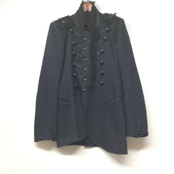 if six was nine JK-SPIDER レザー切替ナポレオンスパイダージャケット ブラック メンズ 1 イフシックスワズナイン JKT ウール リネン コットン カシミヤ シルク ブラック メンズ 1 日本製 三国ケ丘店 ITPEBLA6IVBE 【中古】 ...