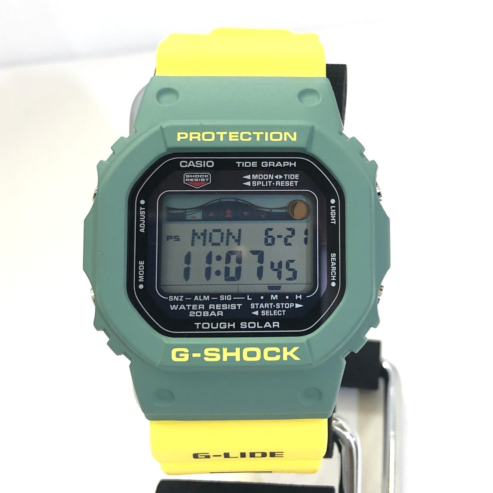 G Shock ジーショック Casio カシオ 腕時計 Grx 5600srf G Lide Gライド グリーン イエロー タフソーラー サーフライダーファンデーション サーフィン メンズ カジュアル T東大阪店 It11bvmnem6o 中古 Ry4872 Mozago Com