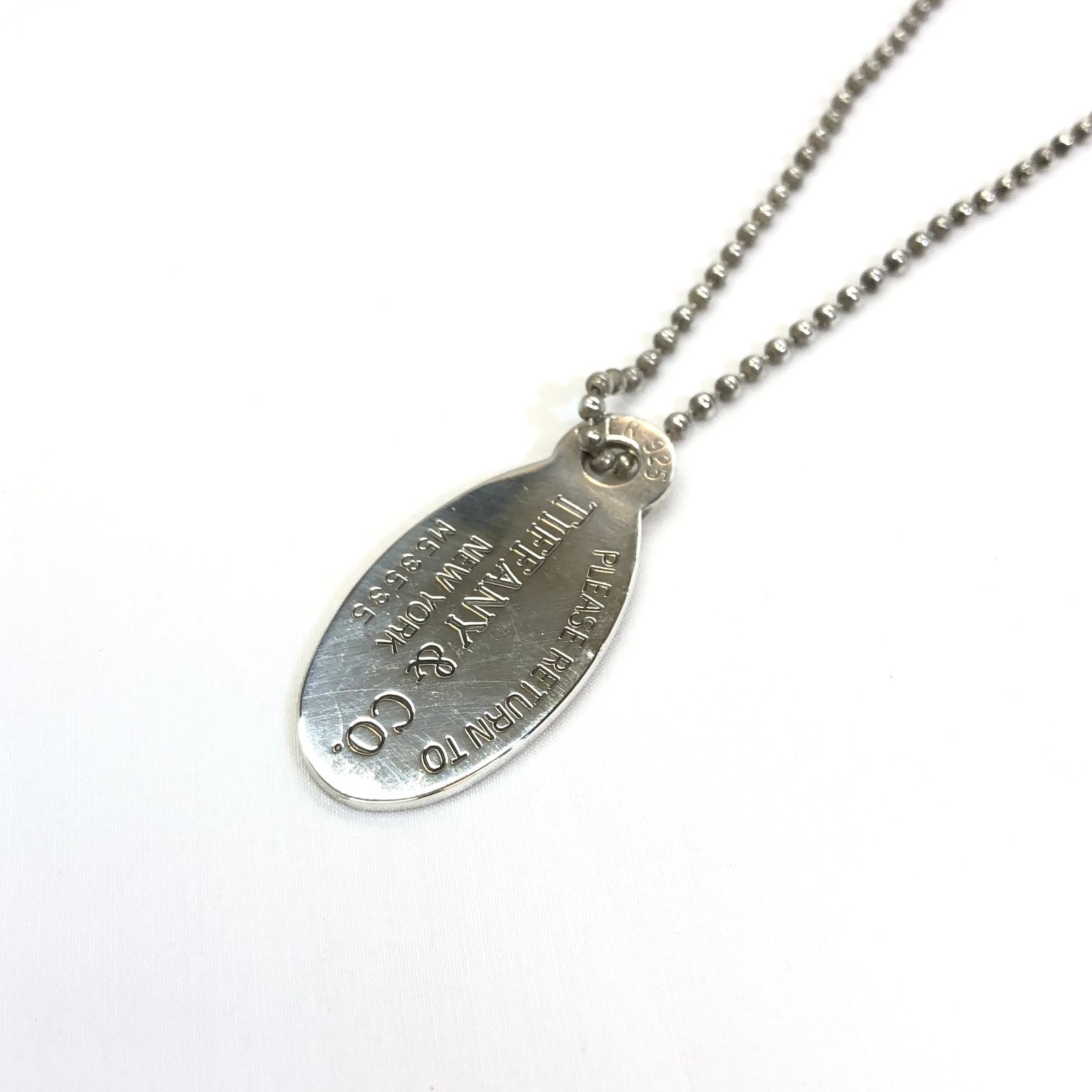 Tiffany Co ティファニー 頚飾 リターントゥティファニー オーバル付札 ホーム ロゴ 925 銀 厚紙チェイン ロングネックレス 装具 溜込む入れ物 保存バッグ レディース メンズ T東大阪販売店 Itlsthx5khms 中古 Ryb9744 Earthkitchen Ph