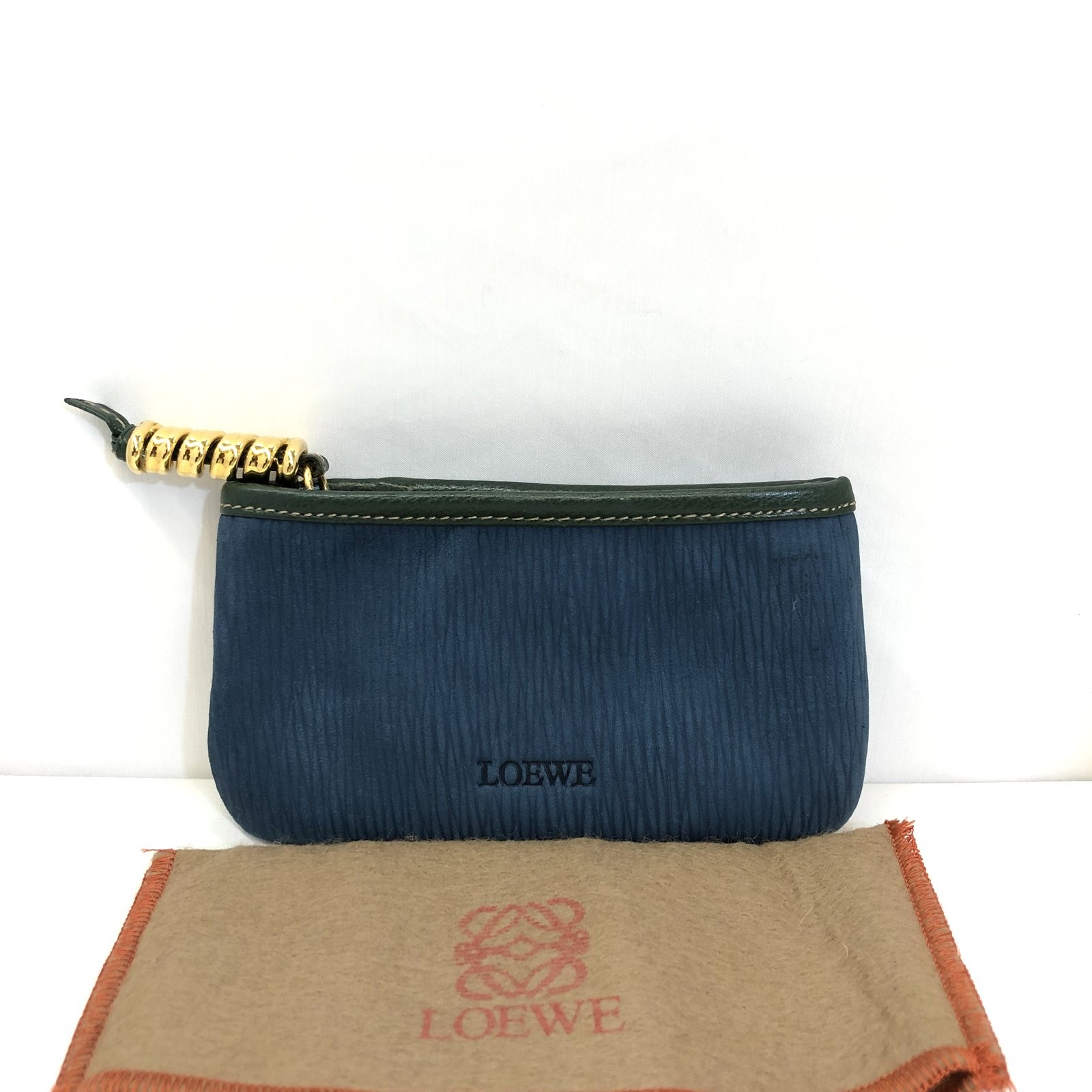 楽天市場 Loewe ロエベ コインケース ベラスケス ブルー グリーン 小銭入れ 財布 ウォレット レザー キーフック付き ロゴ型押し レディース メンズ T東大阪店 Its2j0wrz3so 中古 Ryb9775 Next51楽天市場店