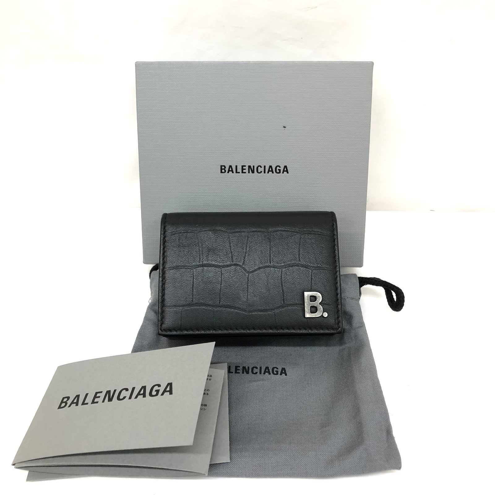 スレ・ひび BALENCIAGA｜バレンシアガ CASH コンパクトウォレット